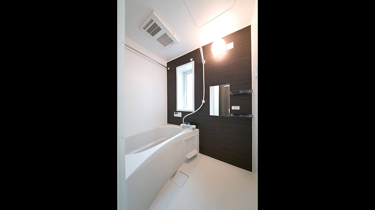 アパート内観、浴室の写真