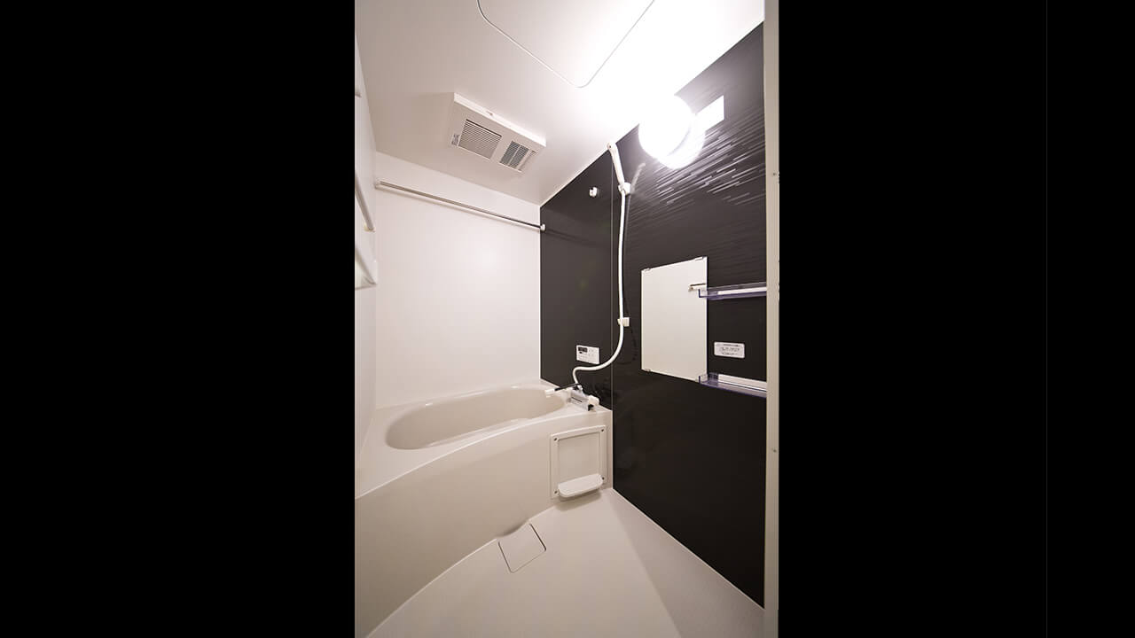 アパート内観、浴室の写真