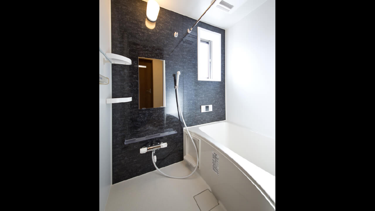 アパート内観、浴室の写真