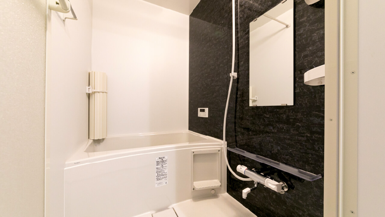 アパート内観、浴室の写真