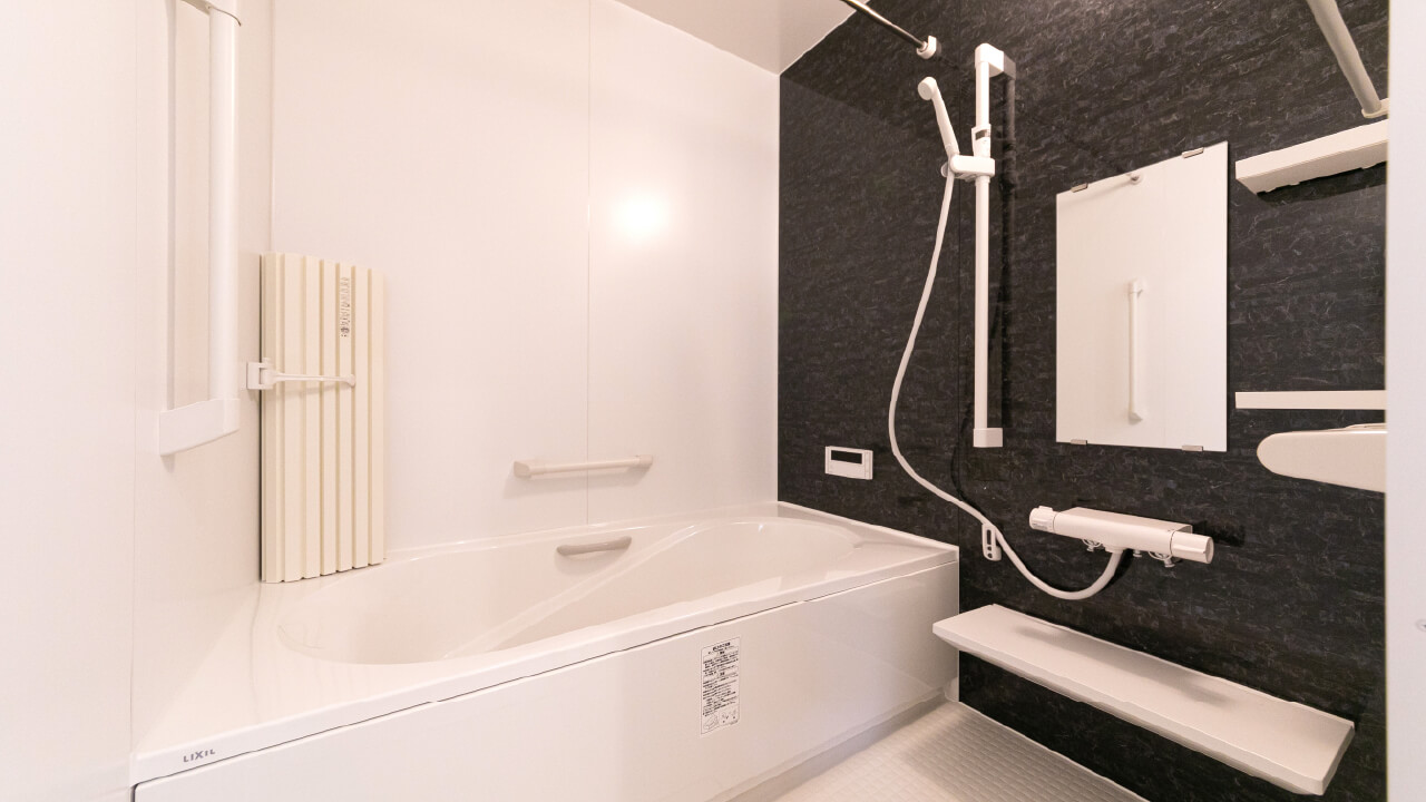 アパート内観、浴室の写真