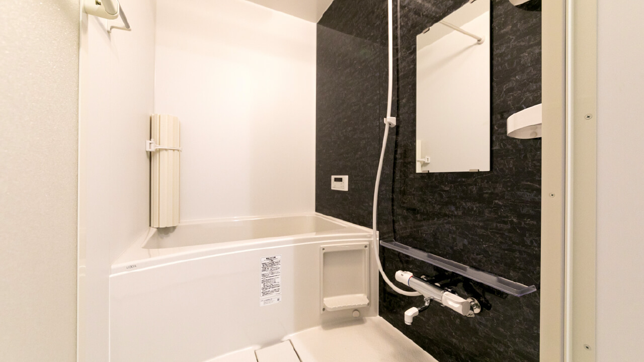 アパート内観、浴室の写真