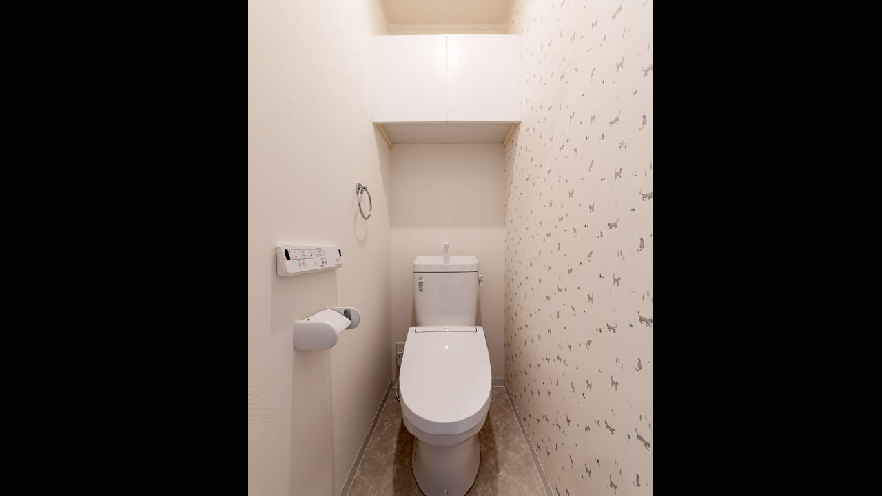 アパート内観、トイレの写真