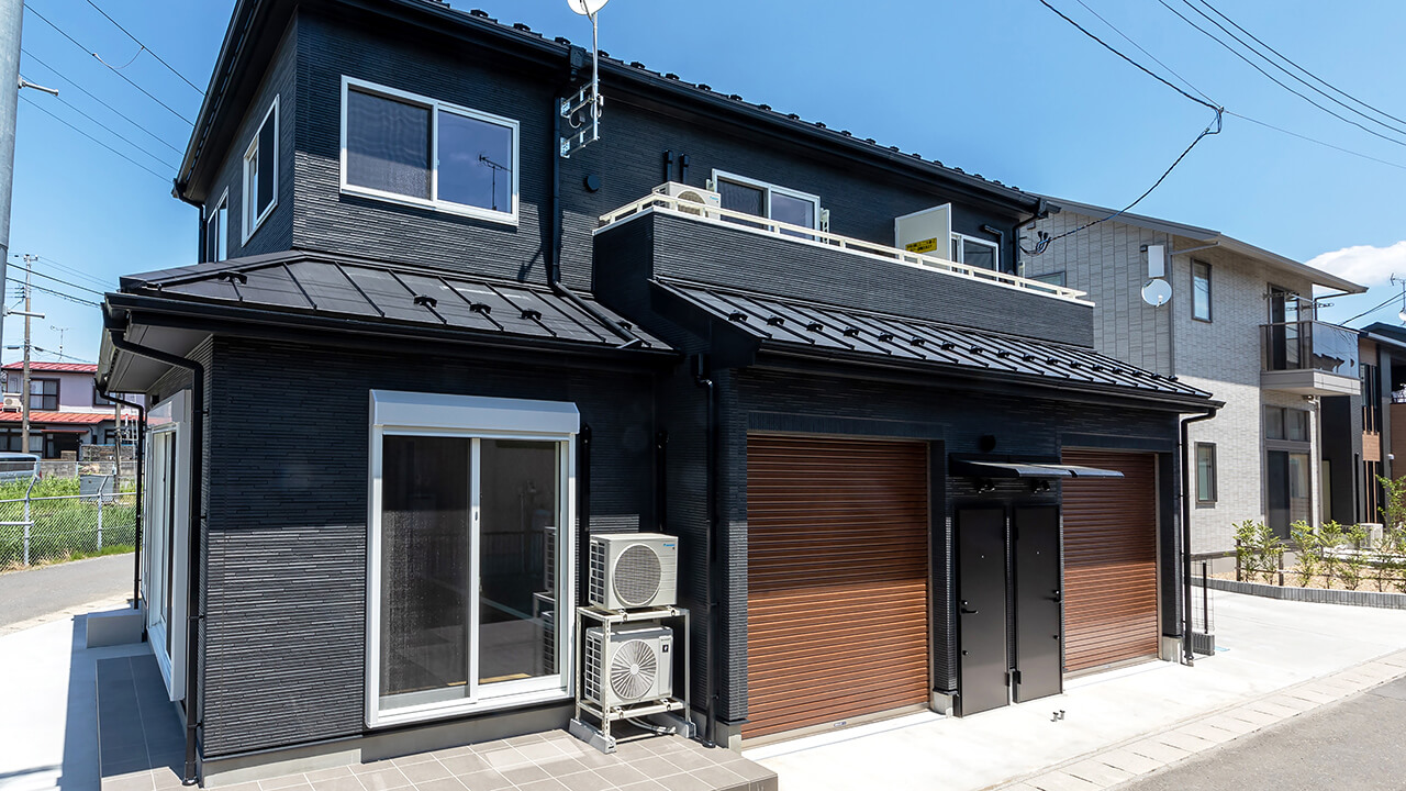 写真：アパートの外観