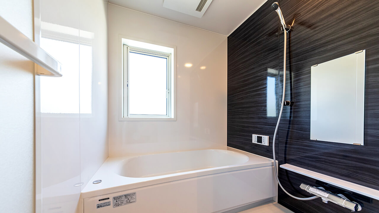 アパート内観、浴室の写真