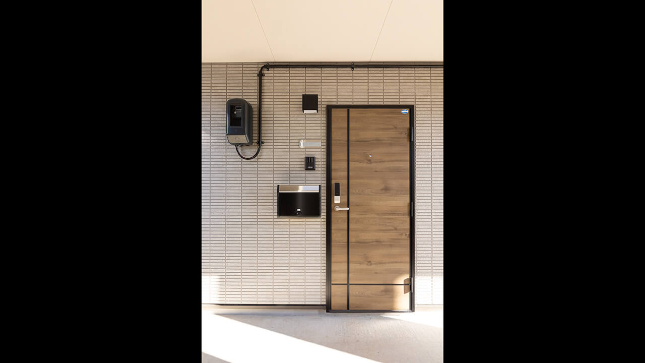 写真：アパートの外観