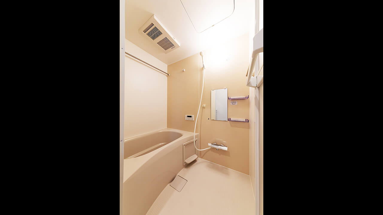 アパート内観、浴室の写真