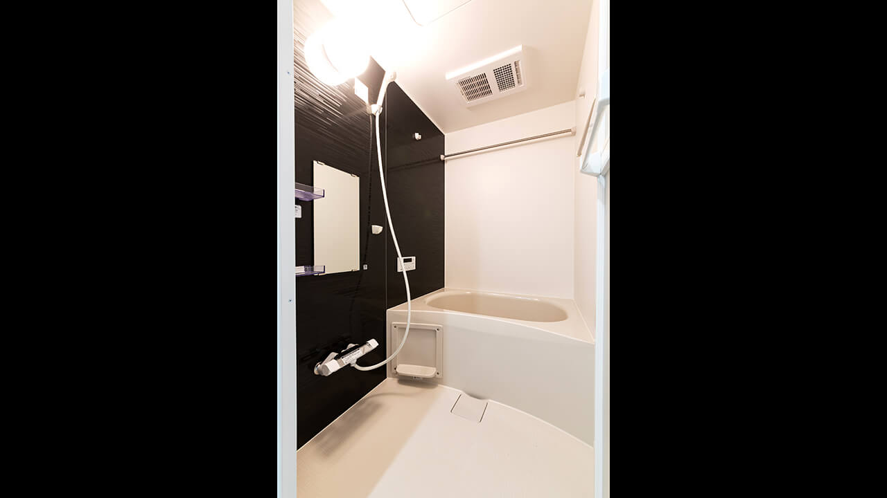 アパート内観、浴室の写真