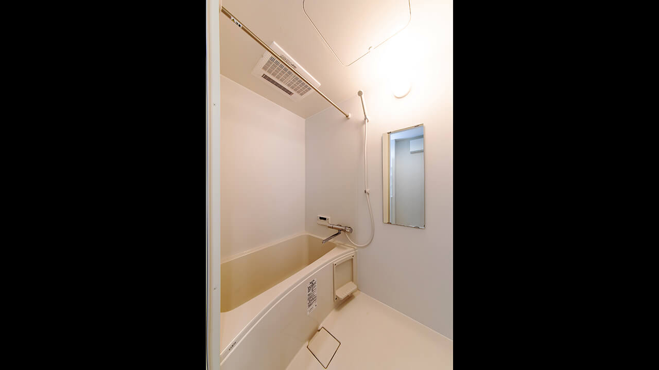 アパート内観、浴室の写真